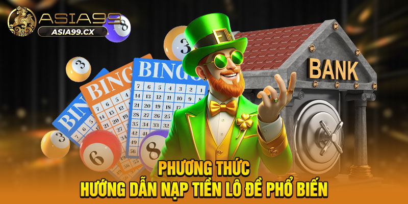 Phương thức hướng dẫn nạp tiền lô đề phổ biến